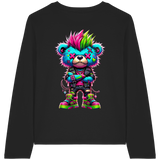 Punk Neon Teddy - Womens Organic Longsleeve