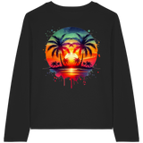 Tropical Sunset - Womens Organic Longsleeve