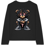 Bad Ass Teddy - Womens Organic Longsleeve