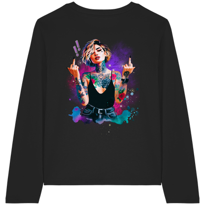 Rebel Rose - Womens Organic Longsleeve
