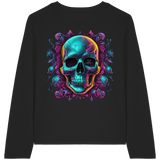 Crâne Galactique - T-shirt bio à manches longues pour femme