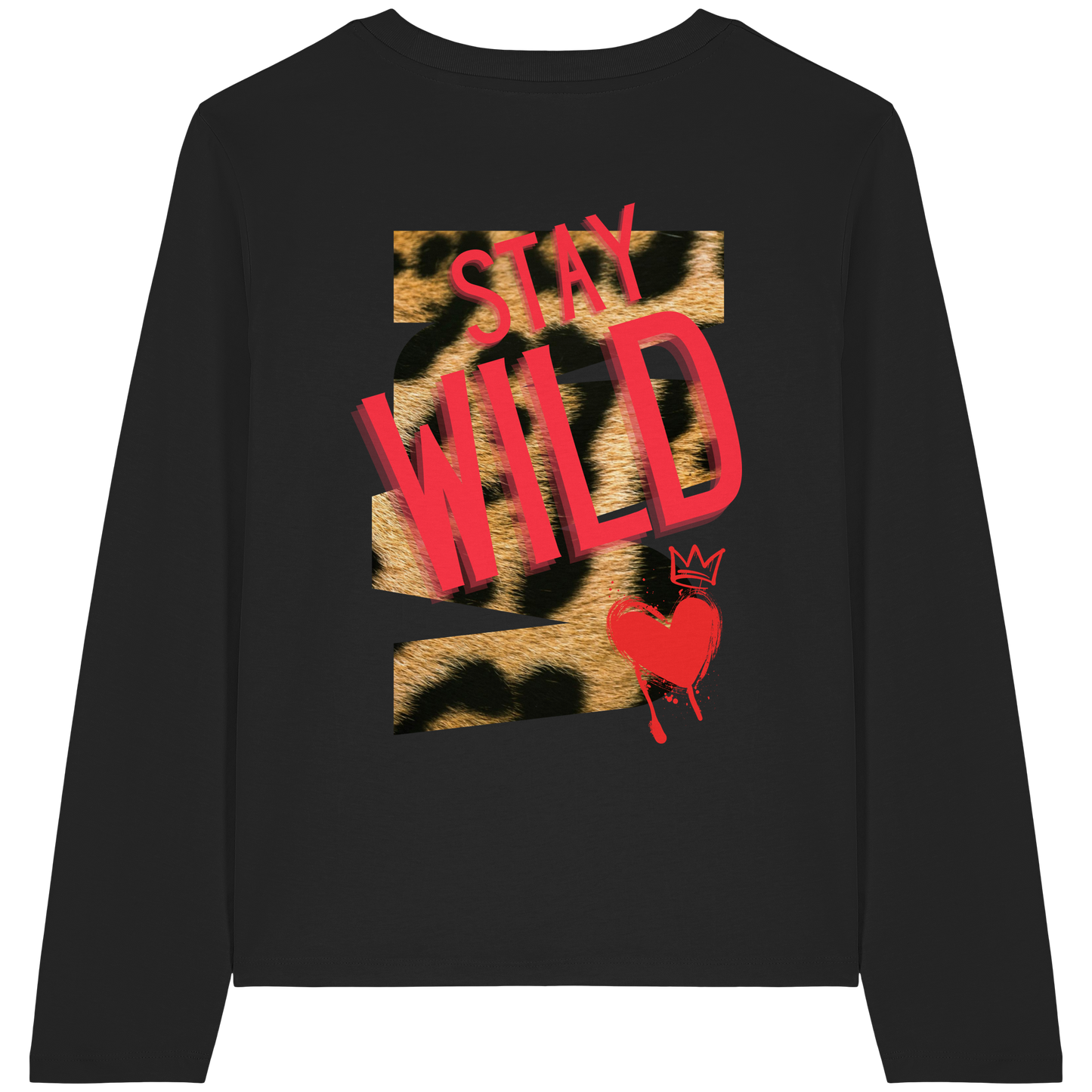 Stay Wild - Womens Organic Longsleeve