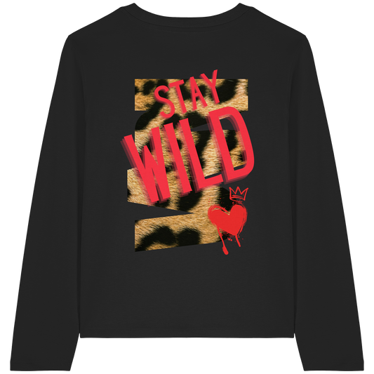Stay Wild - Womens Organic Longsleeve