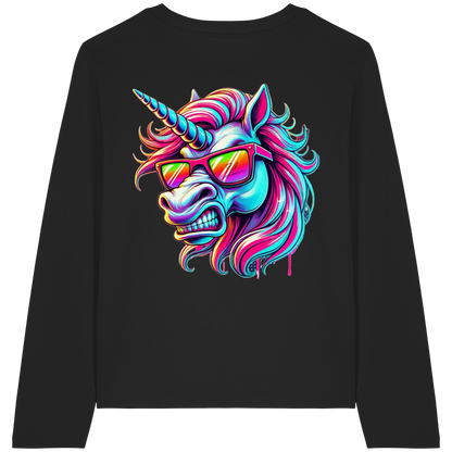 Funky Unicorn - Womens Organic Longsleeve