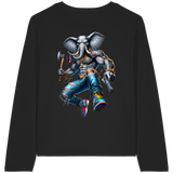 Elephant Warrior - Womens Organic Longsleeve