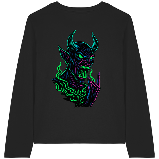 Neon Hellfire - Womens Organic Longsleeve