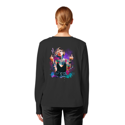 Rebel Rose - Womens Organic Longsleeve