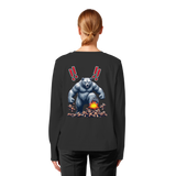 Teddy Terror - T-shirt bio à manches longues pour femme