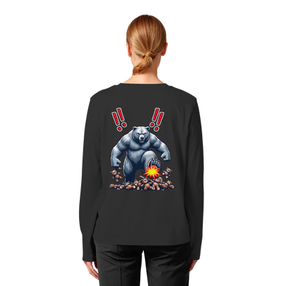 Teddy Terror - Womens Organic Longsleeve