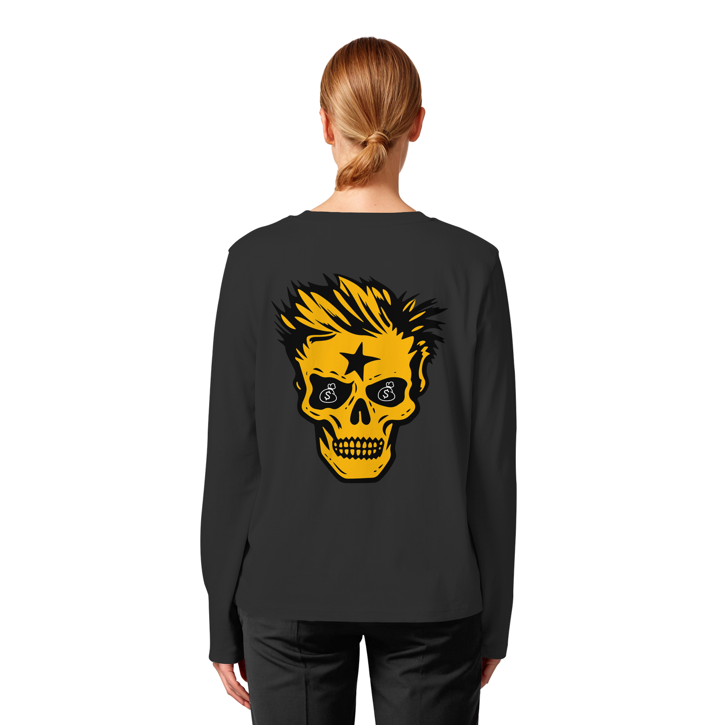 Golden Skull - Womens Organic Longsleeve