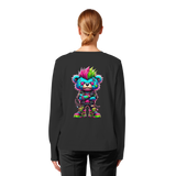 Punk Neon Teddy - Womens Organic Longsleeve