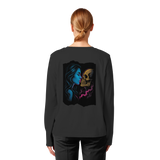 Kissing Skull - Womens Organic Longsleeve