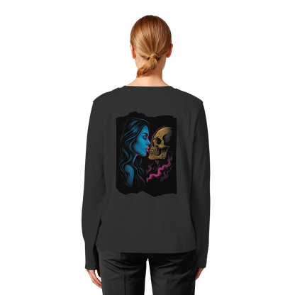 Kissing Skull - Womens Organic Longsleeve