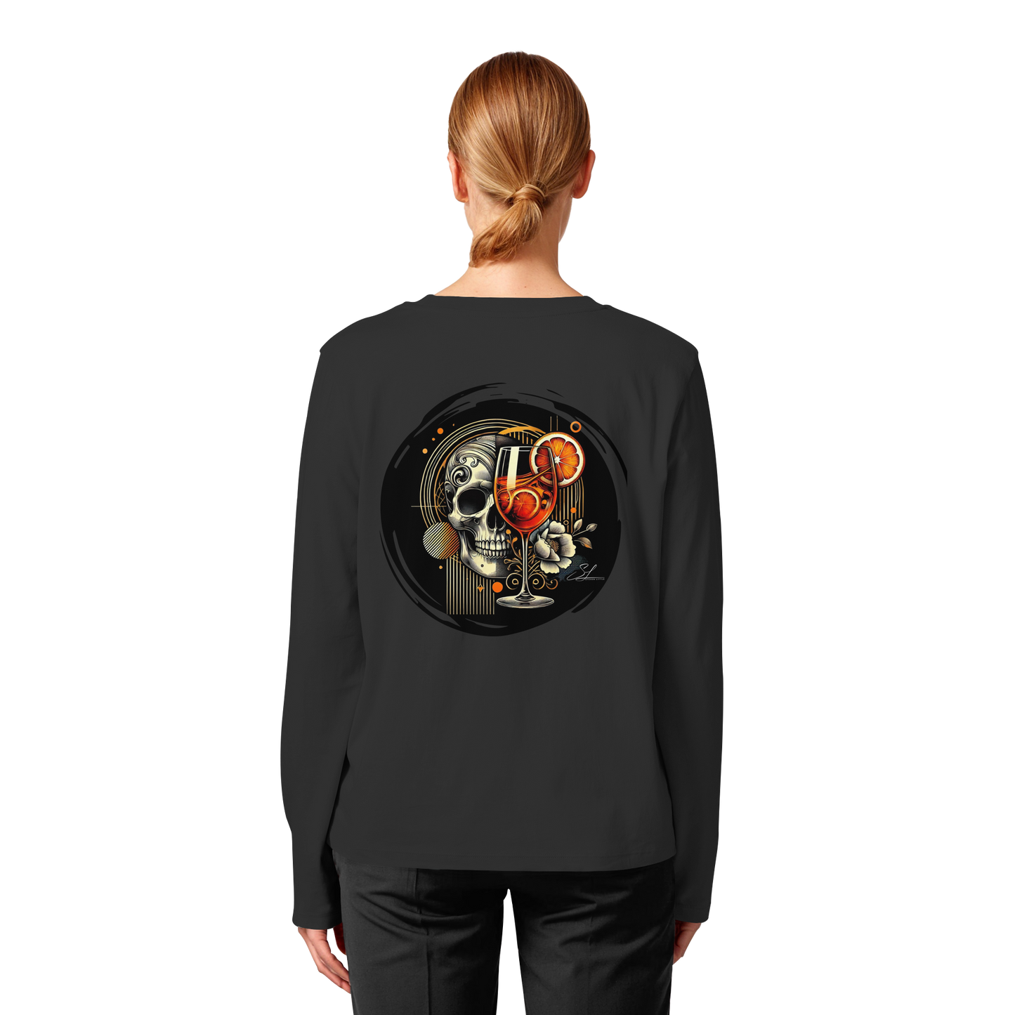 Spirit of the night - Womens Organic Longsleeve