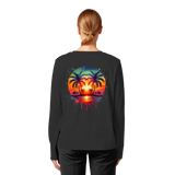 Tropical Sunset - Womens Organic Longsleeve