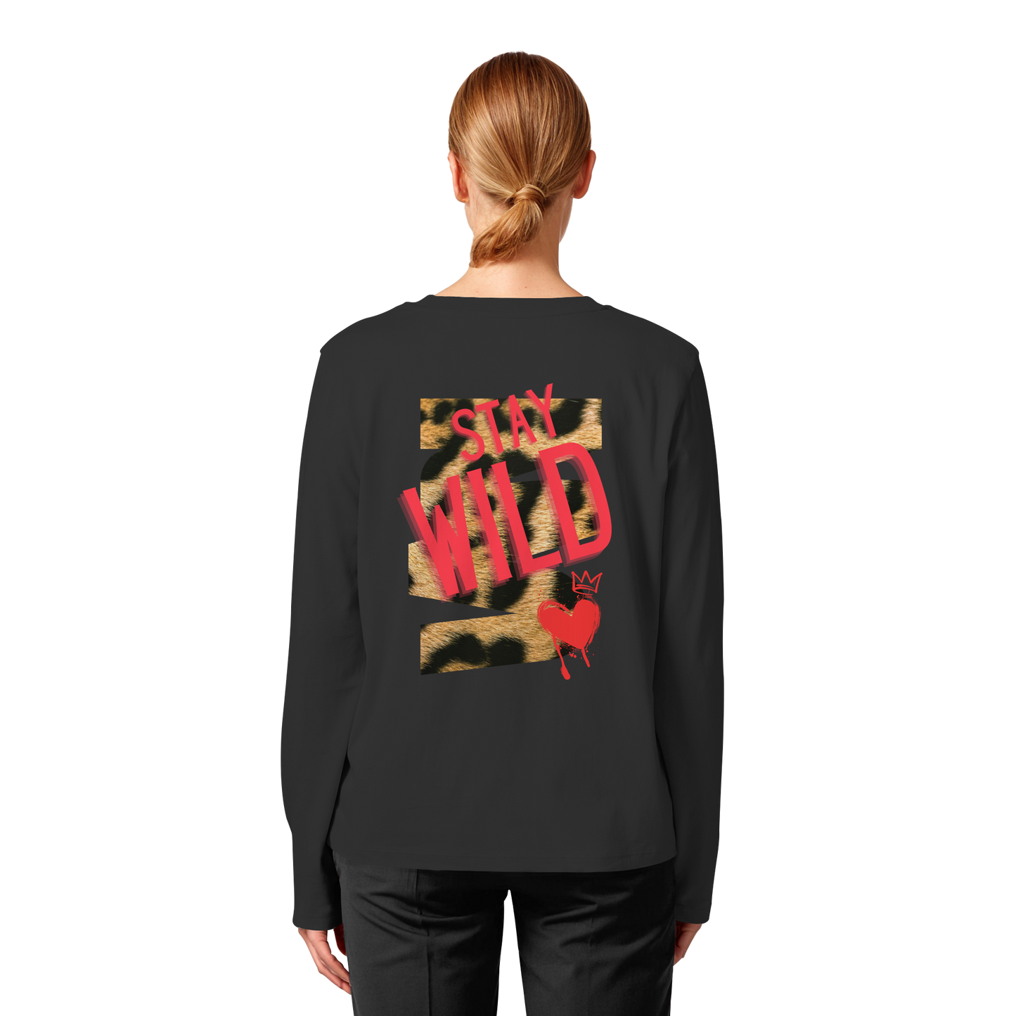 Stay Wild - Womens Organic Longsleeve