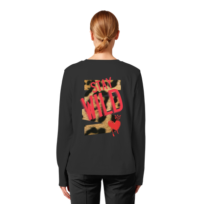 Stay Wild - Womens Organic Longsleeve