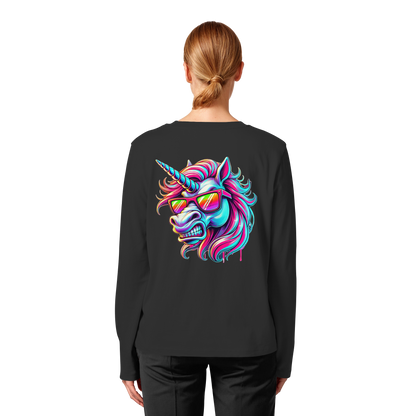 Funky Unicorn - Womens Organic Longsleeve