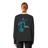 Statement Hand - T-shirt bio à manches longues pour femme