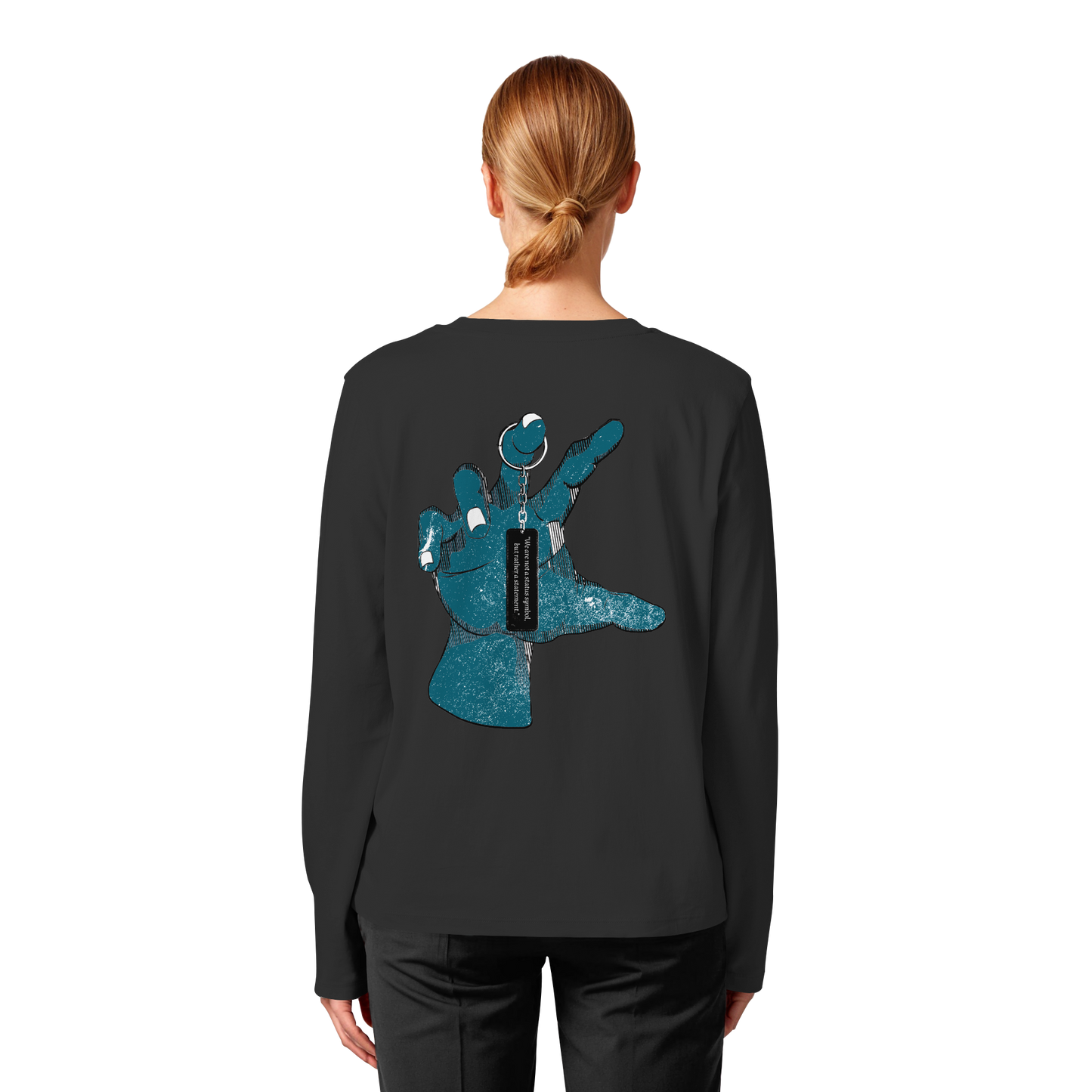 Statement Hand - Womens Organic Longsleeve