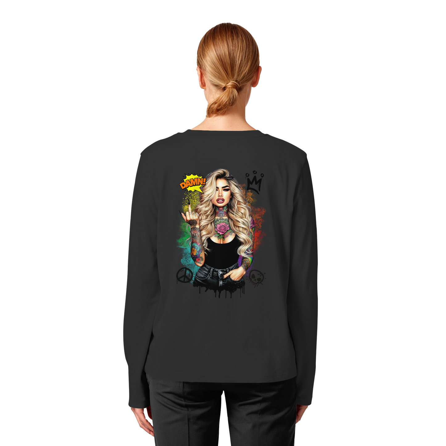 Ink Queen - Womens Organic Longsleeve