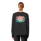 Tropical Sunset Glasses - Womens Organic Longsleeve