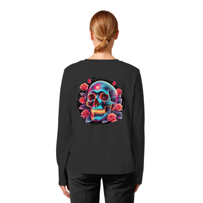 Glow Skull - Womens Organic Longsleeve