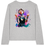 Rebel Rose - T-shirt bio à manches longues pour femme