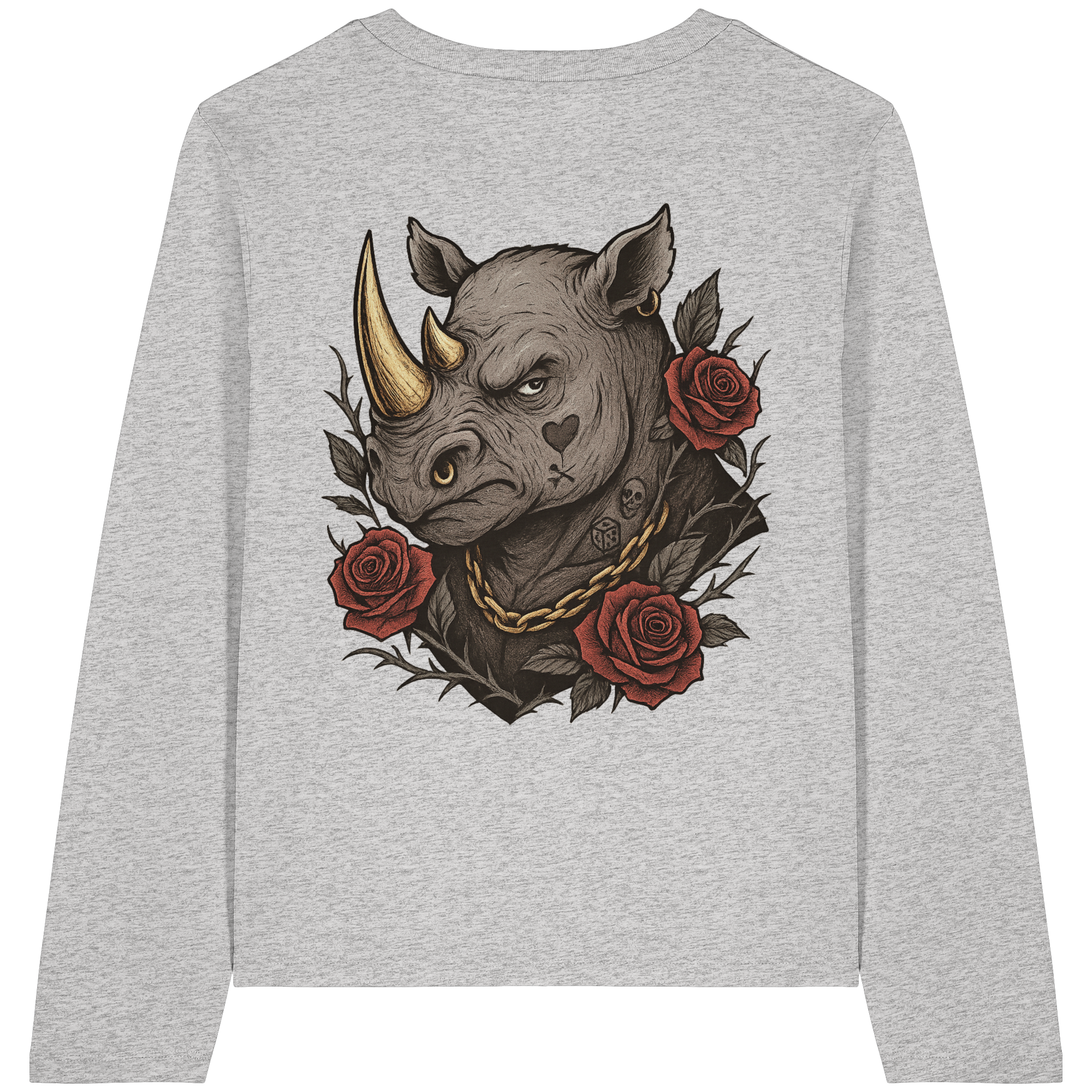 Inked Rhino - Womens Organic Longsleeve