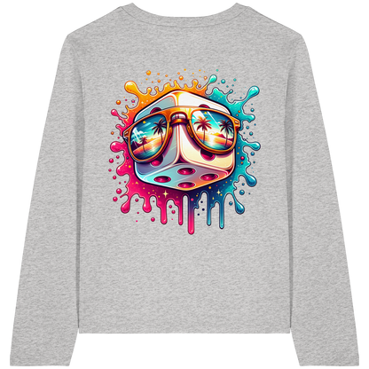 Sunset Vibes Dice - Womens Organic Longsleeve