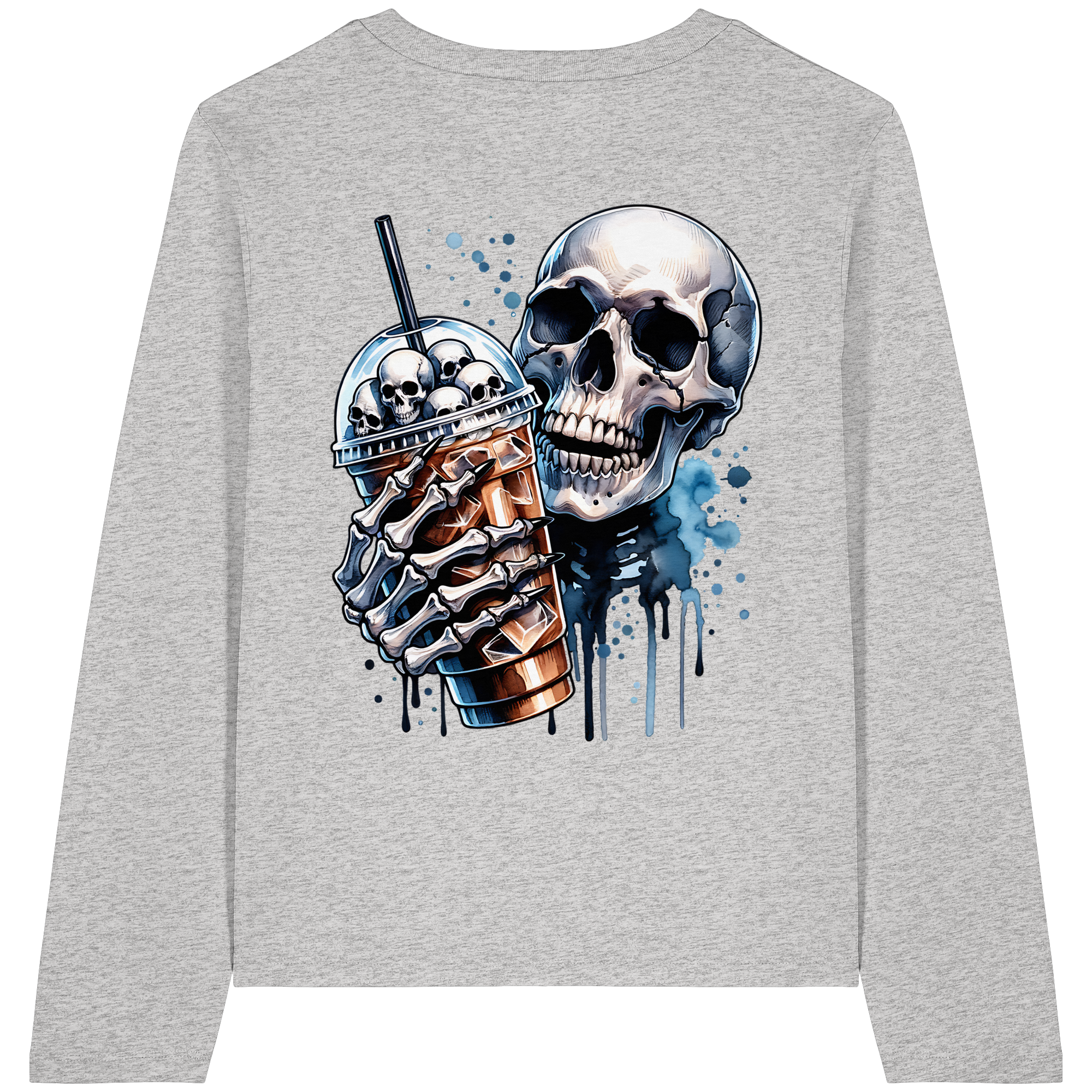 Chill Skull - Womens Organic Longsleeve