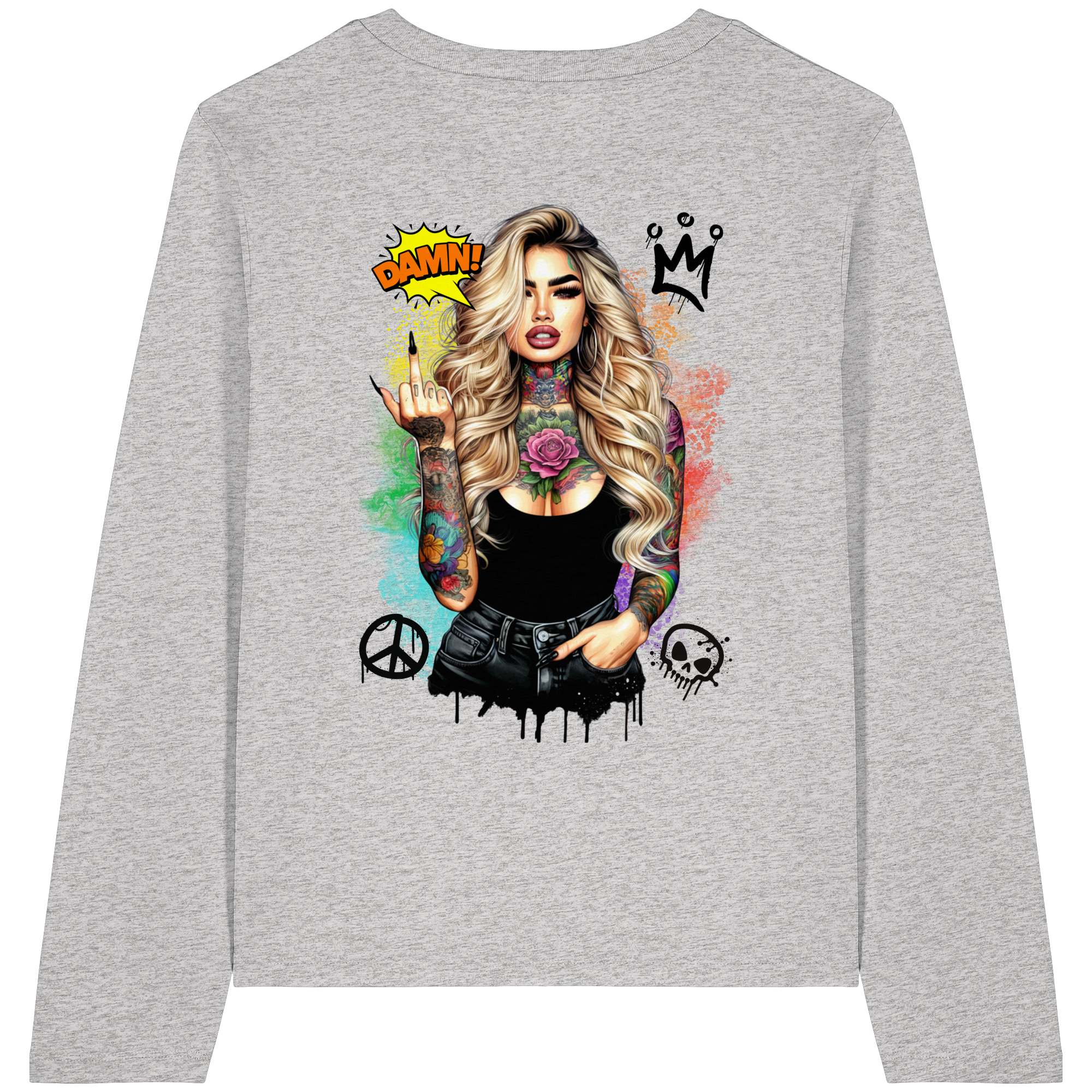 Ink Queen - Womens Organic Longsleeve