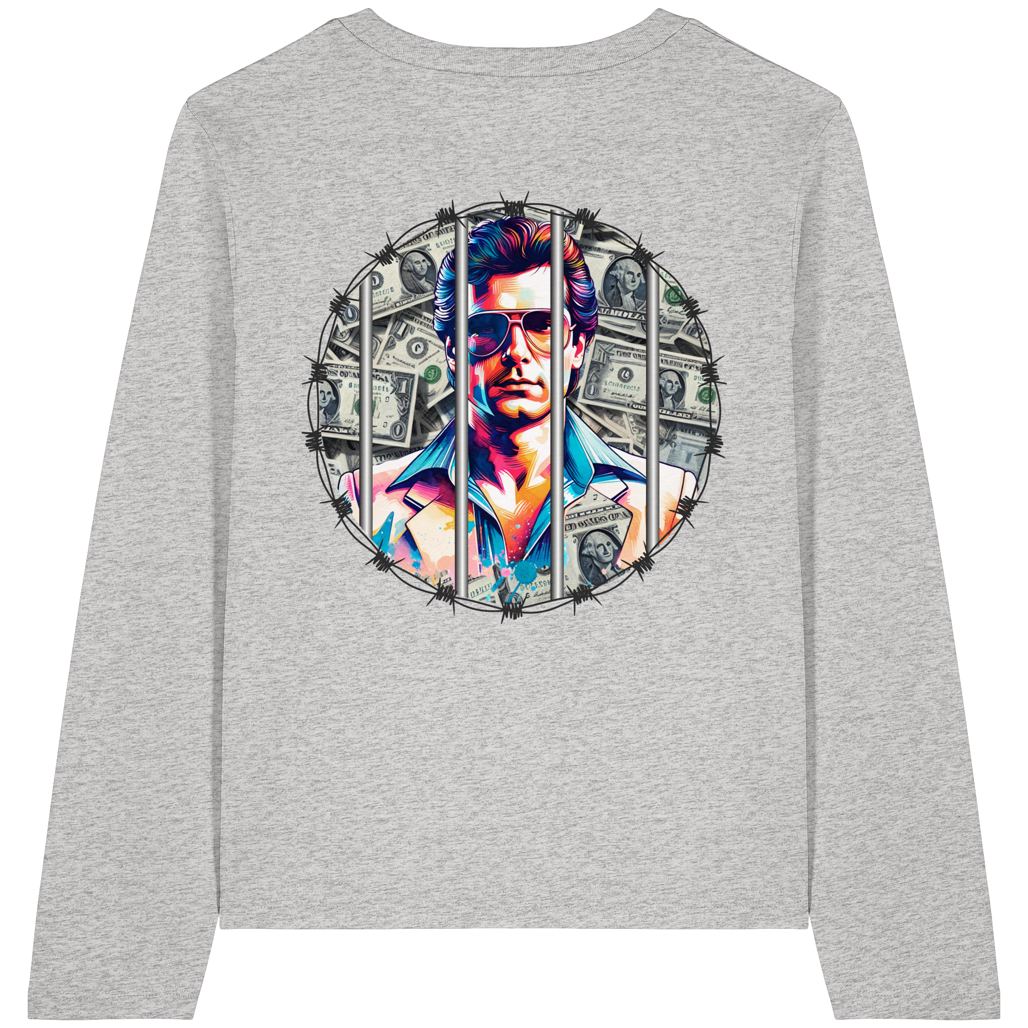 Money Maker - Womens Organic Longsleeve