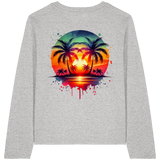 Tropical Sunset - Womens Organic Longsleeve