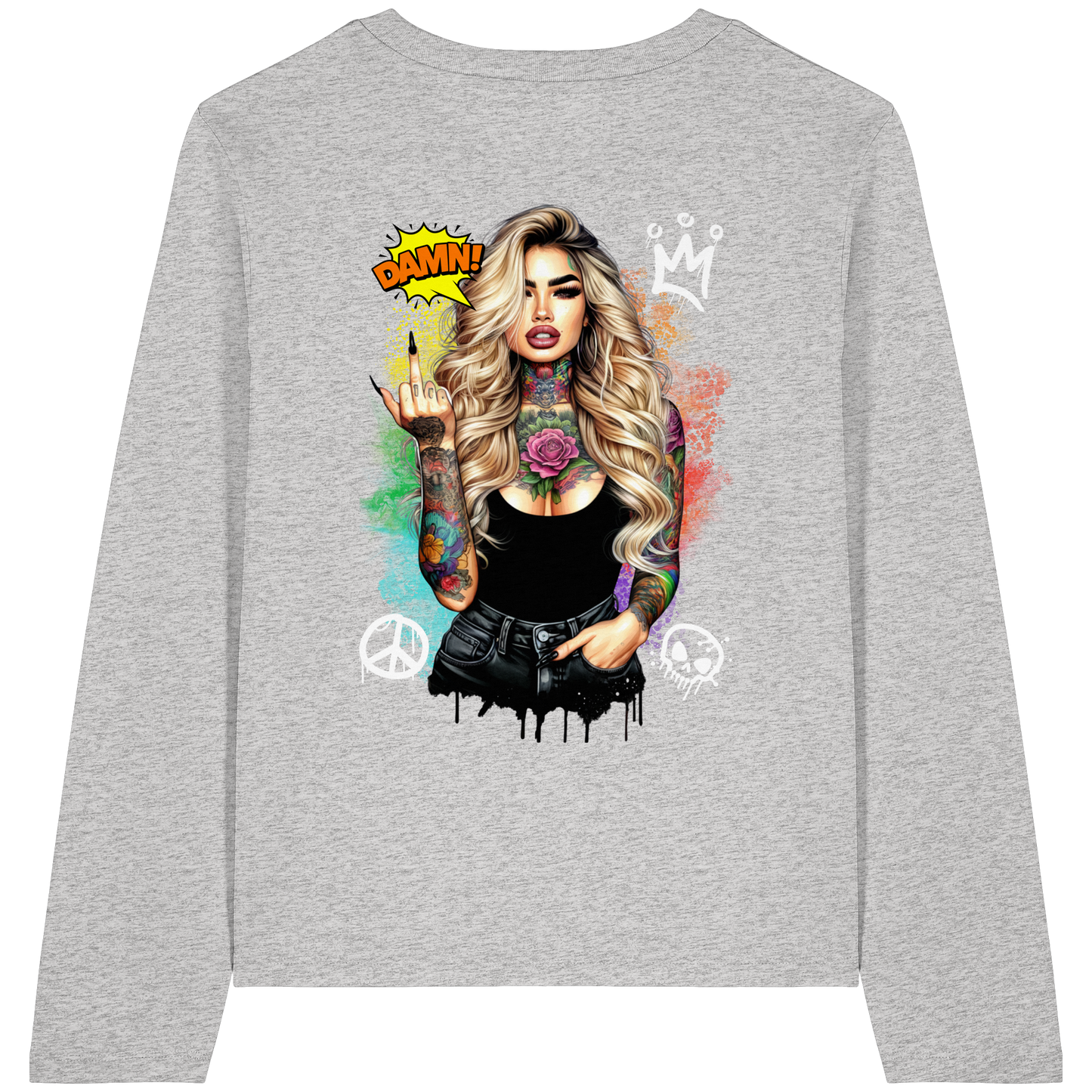 Ink Queen - Womens Organic Longsleeve