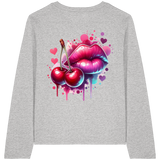 Cherry Kisses - Womens Organic Longsleeve