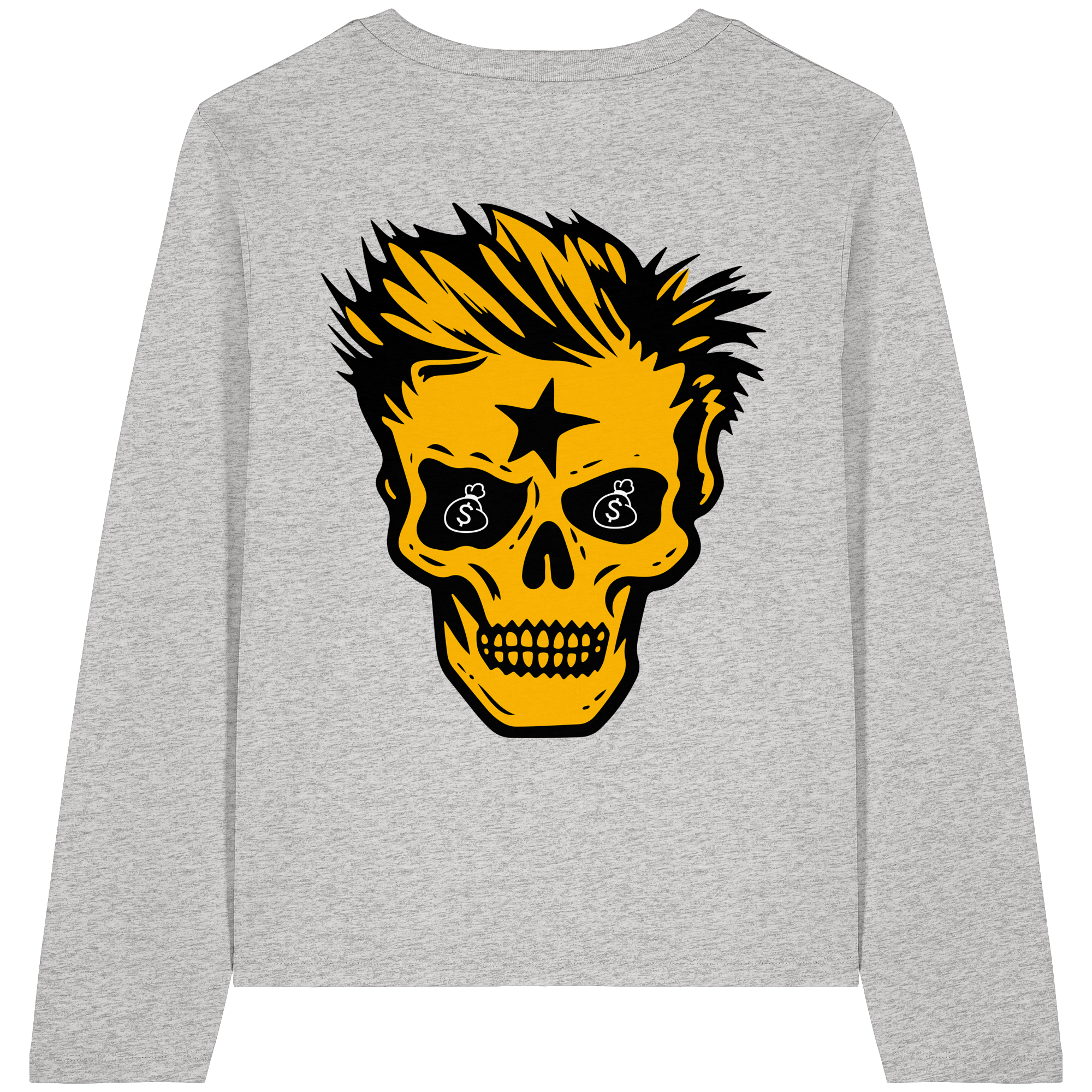 Golden Skull - Womens Organic Longsleeve