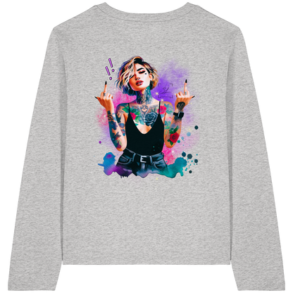 Rebel Rose - Womens Organic Longsleeve