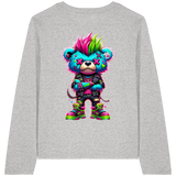 Punk Neon Teddy - Womens Organic Longsleeve