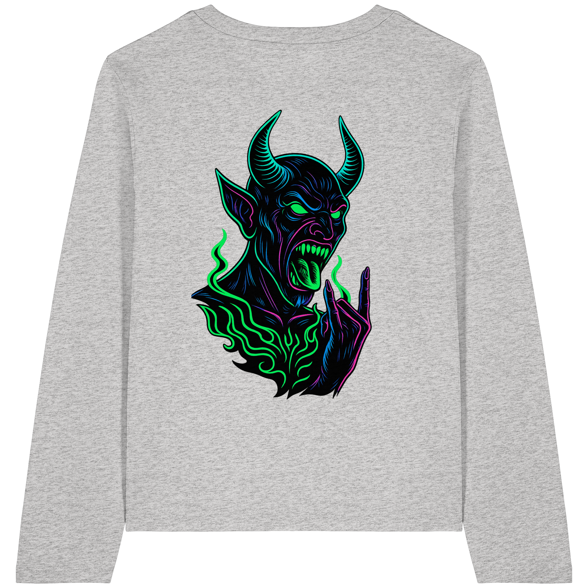 Neon Hellfire - Womens Organic Longsleeve