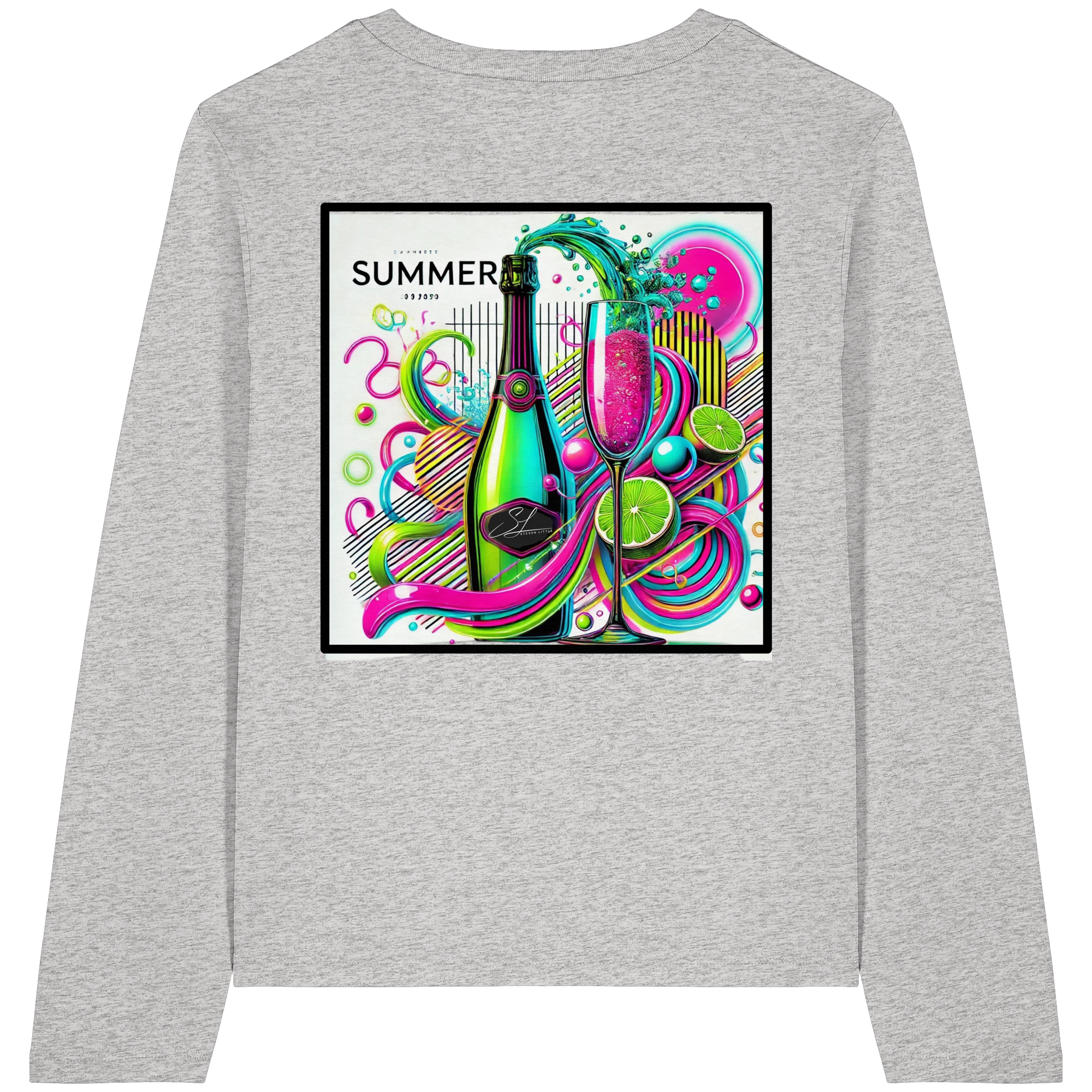 Neon Fresh - Womens Organic Longsleeve