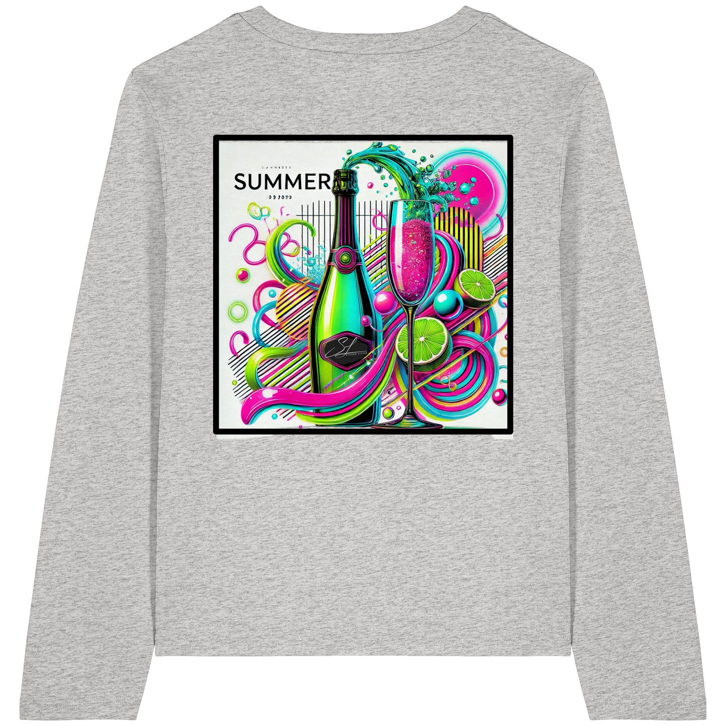 Neon Fresh - Womens Organic Longsleeve