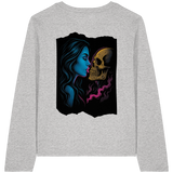 Kissing Skull - Womens Organic Longsleeve