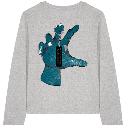 Statement Hand - Womens Organic Longsleeve