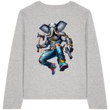 Elephant Warrior - Womens Organic Longsleeve