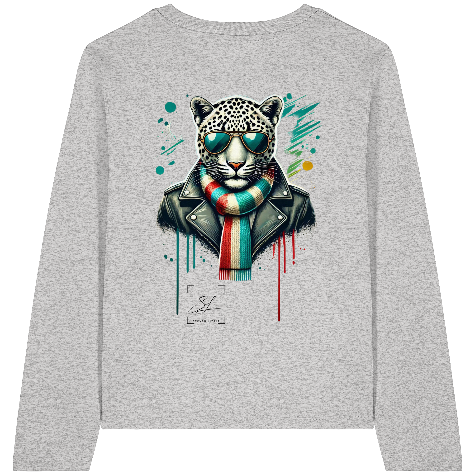 Urban Leopard - Womens Organic Longsleeve