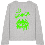 Kiss of Attitude - Womens Organic Longsleeve