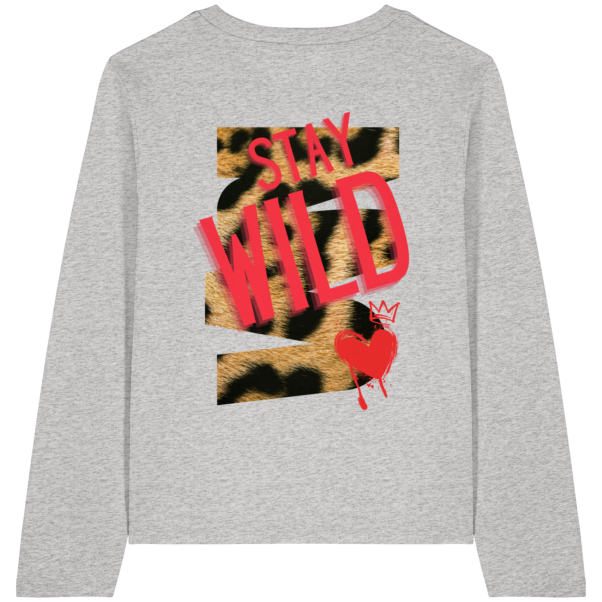Stay Wild - Womens Organic Longsleeve