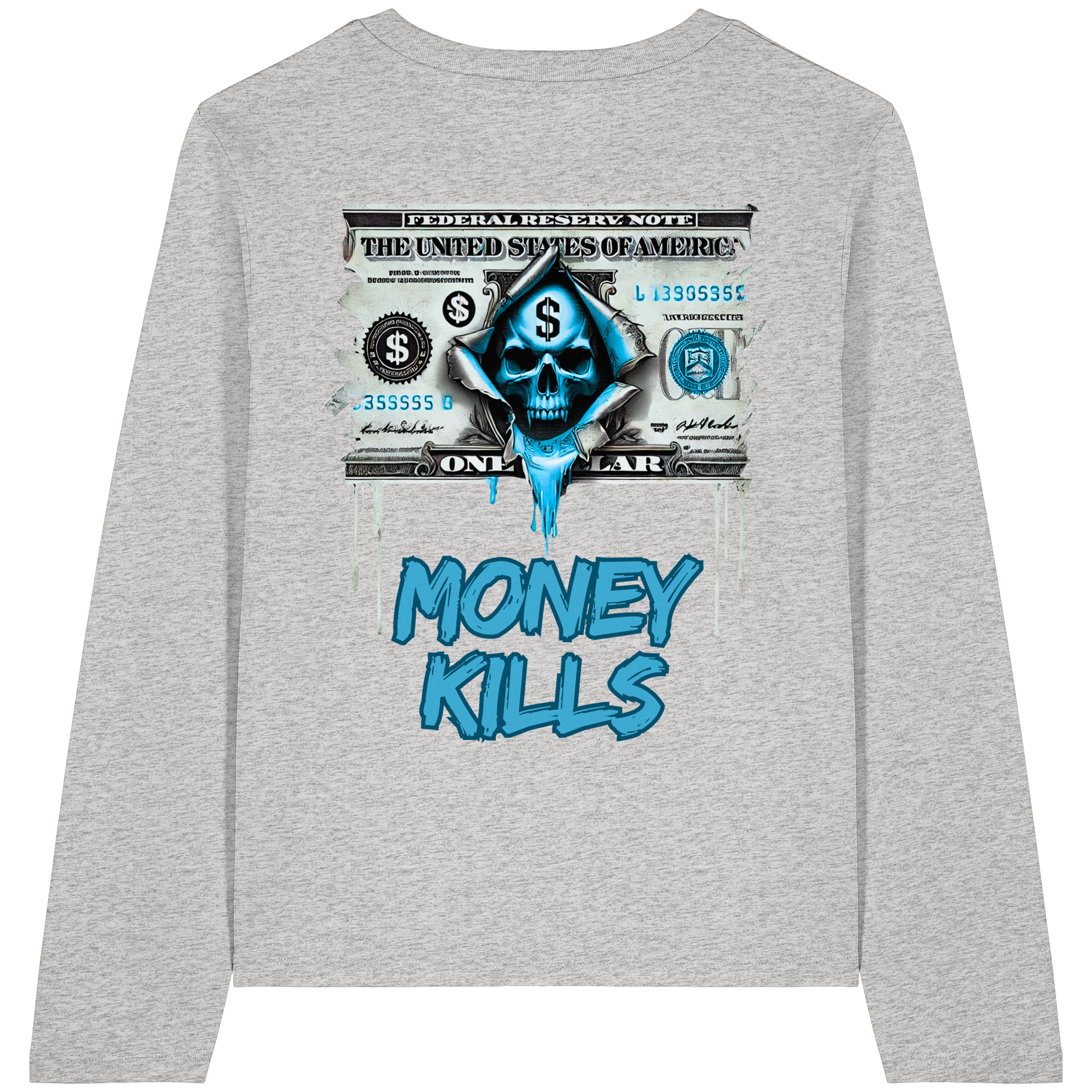 Money Kills - Womens Organic Longsleeve