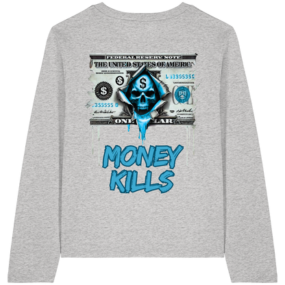 Money Kills - Womens Organic Longsleeve